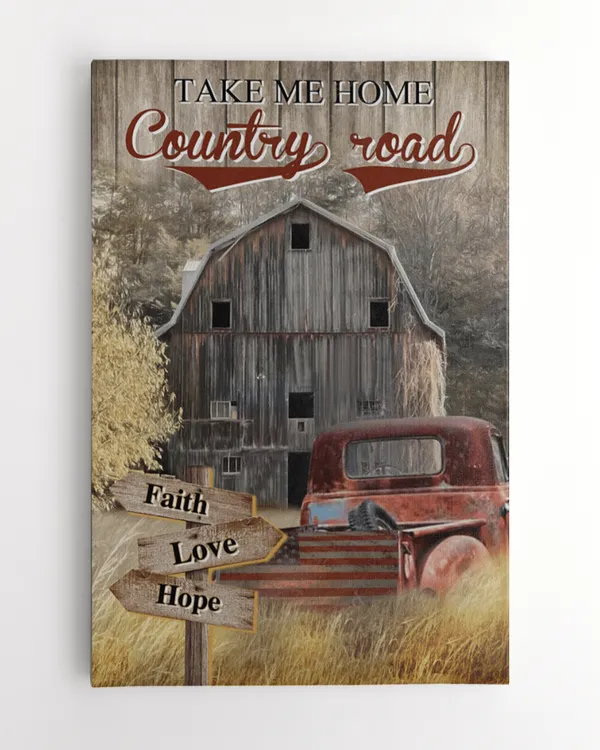 Take Me Home Country Road Wall Art