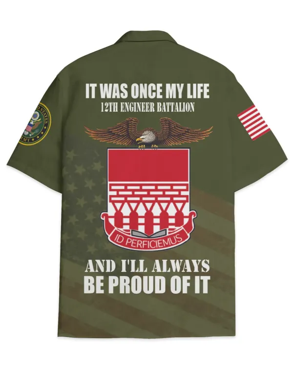 12th Engineer Battalion Hawaiian Shirt