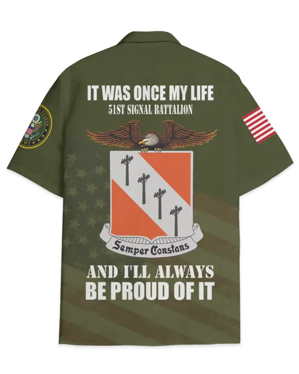 51st Signal Battalion Hawaiian Shirt