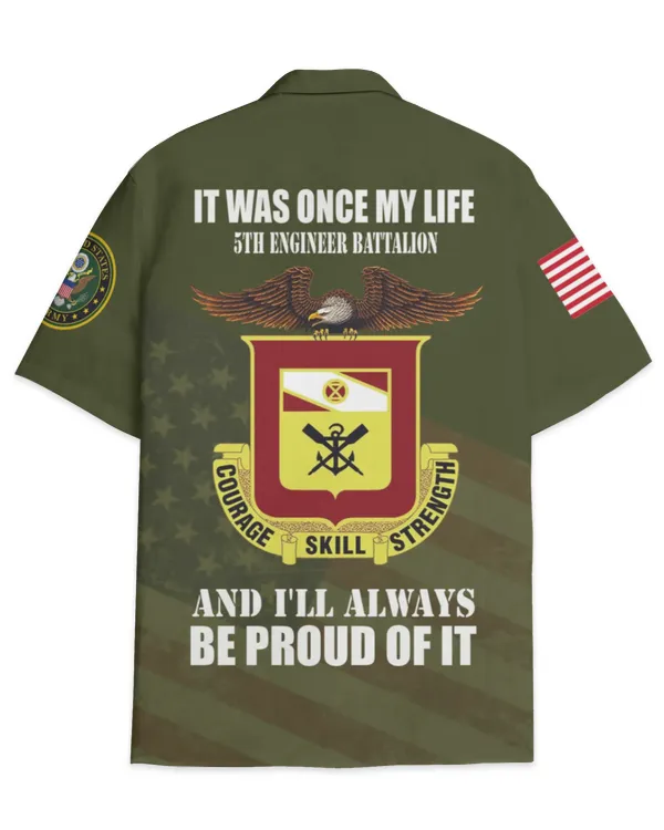 5th Engineer Battalion Hawaiian Shirt