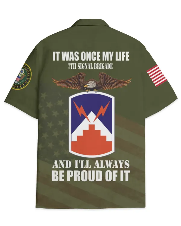 7th Signal Brigade Hawaiian Shirt