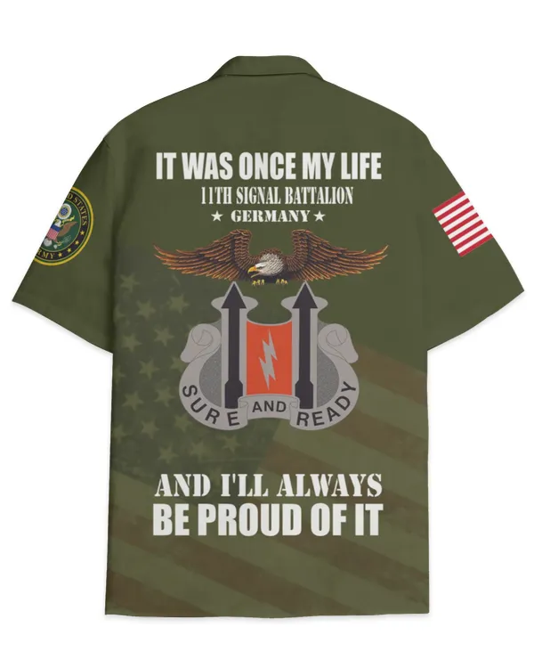11th Signal Battalion Germany Hawaiian Shirt