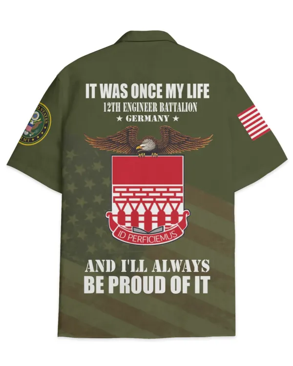 12th Engineer Battalion Germany Hawaiian Shirt
