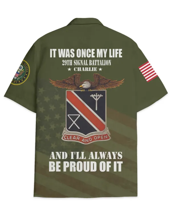 29th Signal Battalion Charlie Company Hawaiian Shirt