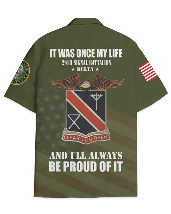 29th Signal Battalion Delta Company Hawaiian Shirt