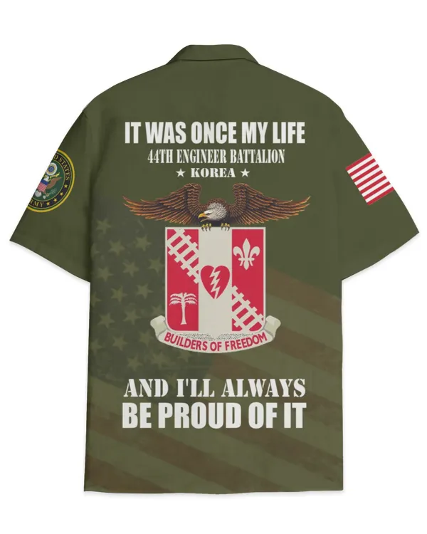 44th Engineer Battalion Korea Hawaiian Shirt