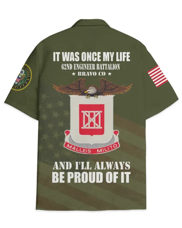 62nd Engineer Battalion Bravo Company Hawaiian Shirt