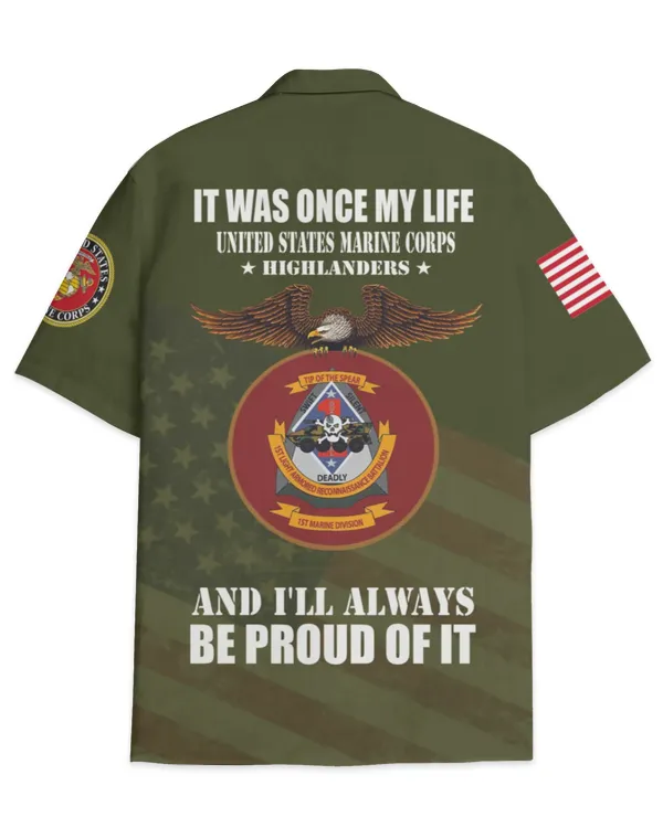 1st Light Armored Reconnaissance Battalion Hawaiian Shirt