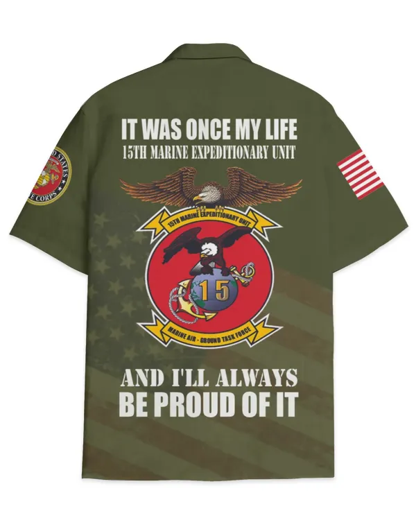 15th Marine Expeditionary Unit Hawaiian Shirt