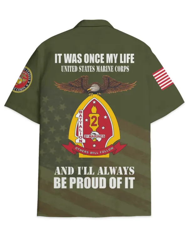 1st Battalion 2nd Marines Hawaiian Shirt