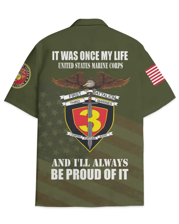1st Battallion 3rd Marines Hawaiian Shirt