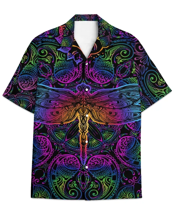 Awesome Dragonfly Special Pattern Hawaii Hawaiian Shirt