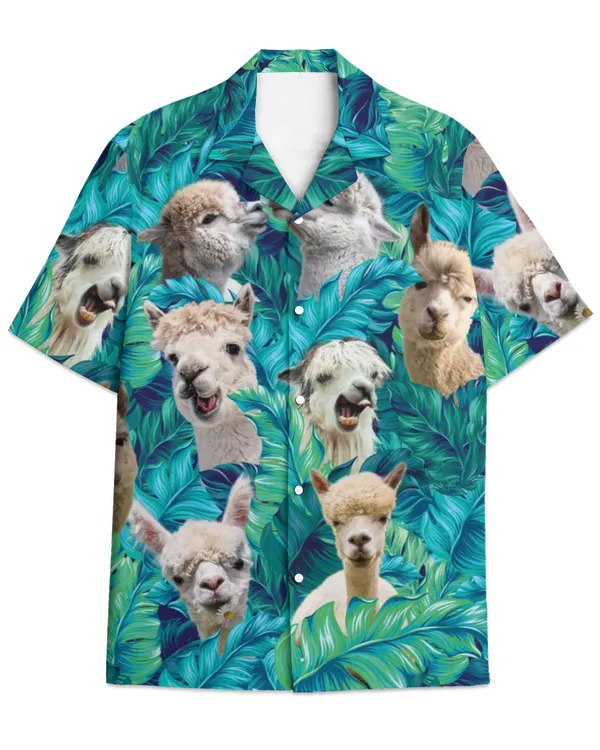 Alpaca Lovers Hawaii Hawaiian Shirt