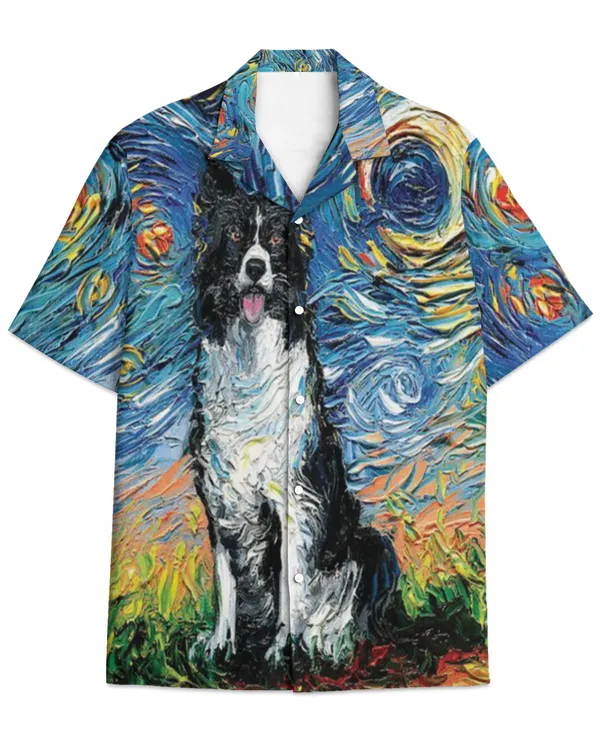 Border CollieBorder Collie-Hawaiian Shirt