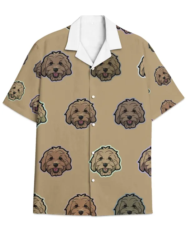 Goldendoodle Hawaiian Shirt