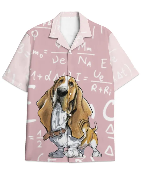 Basset Hound Hawaiian Shirt