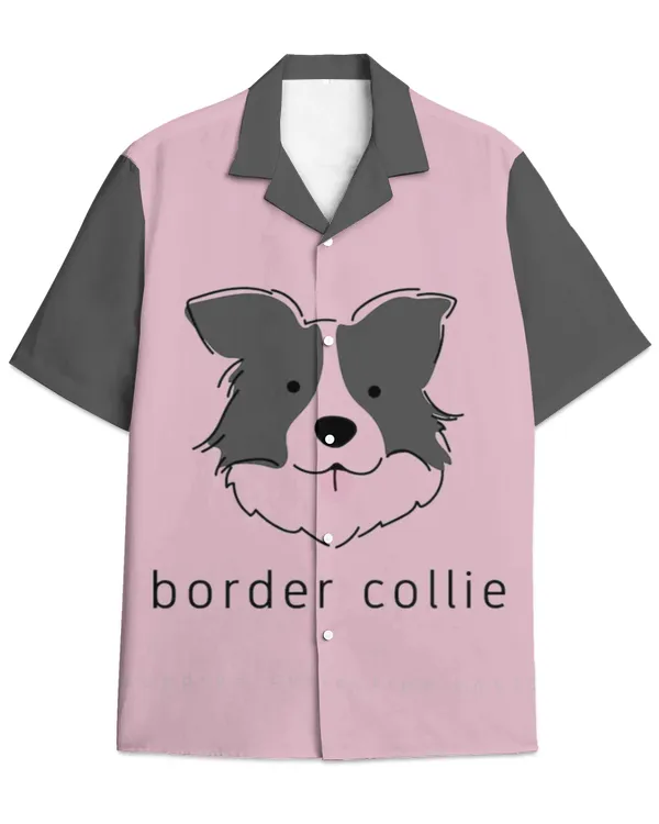 Border Collie Hawaiian Shirt