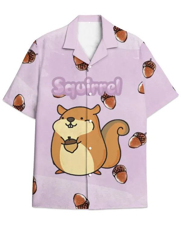 Squirrel -Hawaiian Shirt