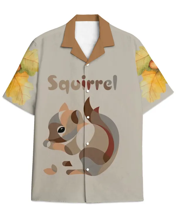 Squirrel -Hawaiian Shirt