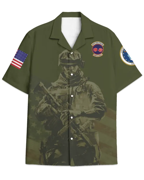 90th Tac Fighter Squadron Hawaiian Shirt