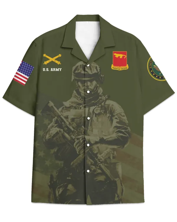 1st Battalion 75th Field Artillery Hawaiian Shirt