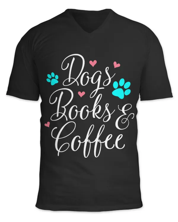 Reading Book Womens Dogs Books And Coffee Reader