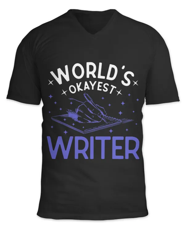 Reading Book Worlds Okayest Writer Saying Funny Author Writing Book Nerd Reader