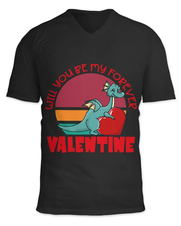 Dragons Valentine Will you be my Forever Cute Valentine
