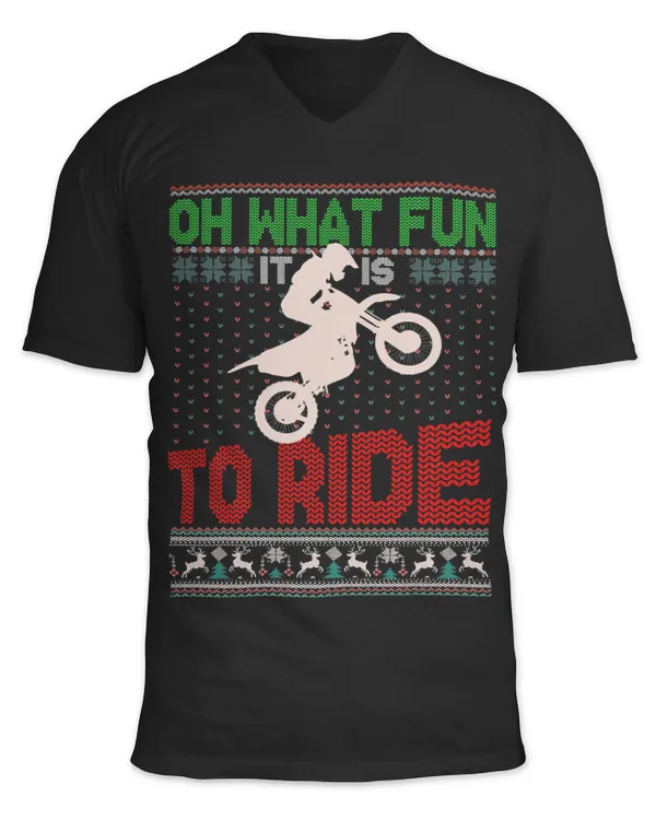 Motocross Biker Ugly Christmas Dirt Bike Motocross Xmas 3