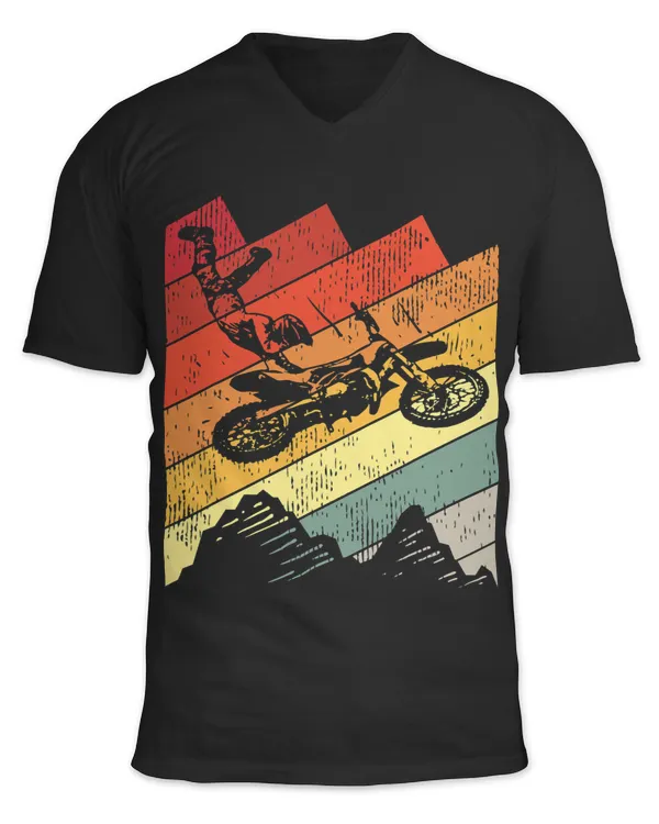 Motocross Biker Vintage Gift Racing Retro Dirt Bike