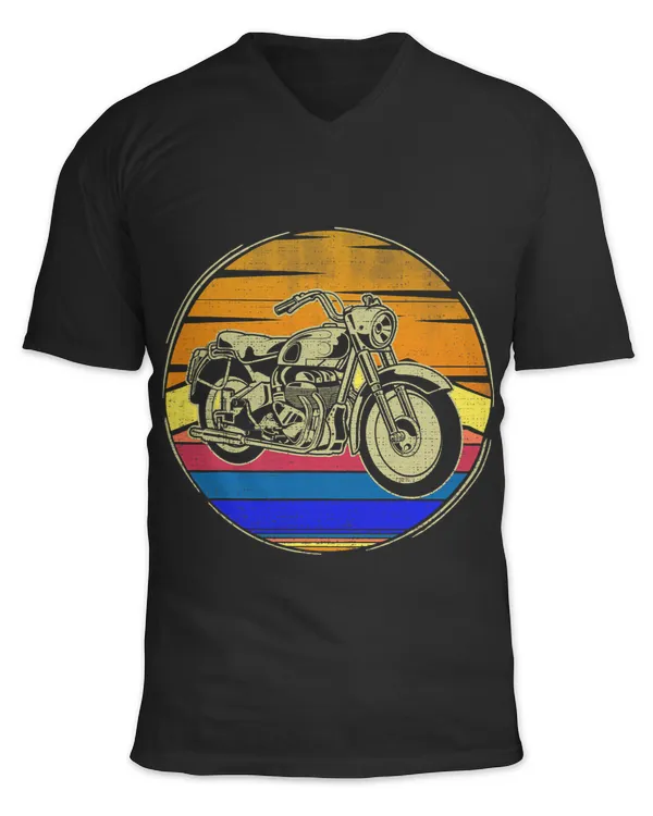 Motocross Biker Vintage Moto Retro Sunset Funny MotorcycleBiker Gift