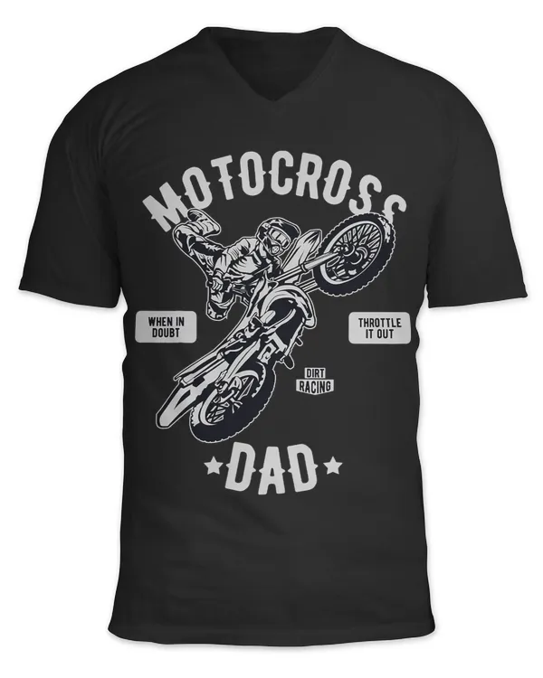 Motocross Biker Vintage Motocross Dad Dirt Bike Racing Dirtbike T Shirt