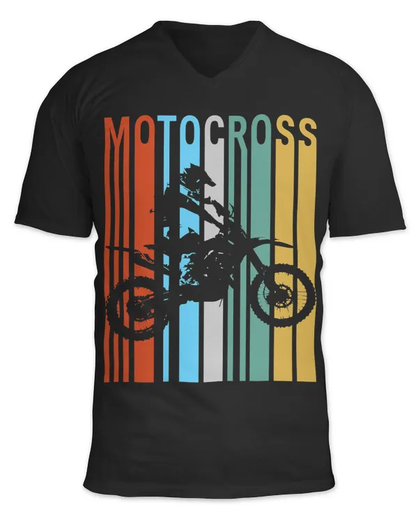 Motocross Biker Vintage Motocross Dirt Rider Retro Motorcycle Motorbike