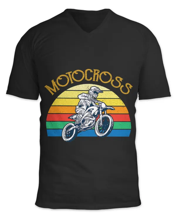 Motocross Biker Vintage Motocross MX Dirt Bike OffRoading Retro Motorcyclin
