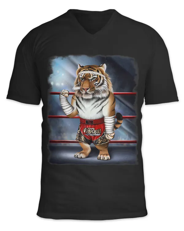 Tiger as Muay Thai Kick Boxing Champion