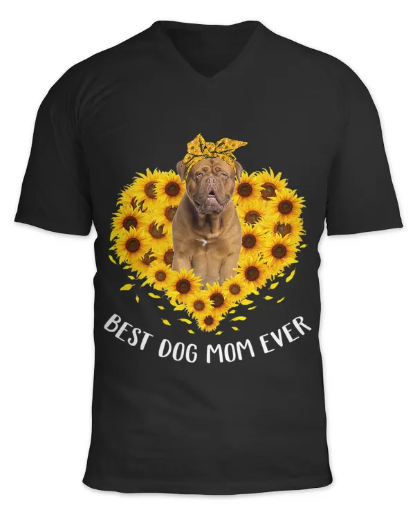 Dogue de Bordeaux Mom Sunflower Dog Mom Women