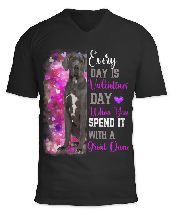 Womens Great Dane Mom Funny Valentines Day Dog Lovers Large Breed