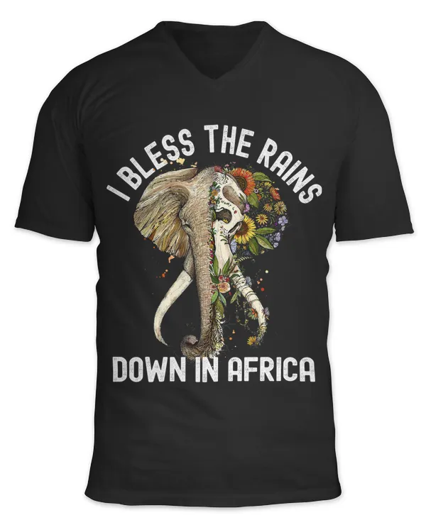 Bless The Rain Down In Africa With Elephant Print