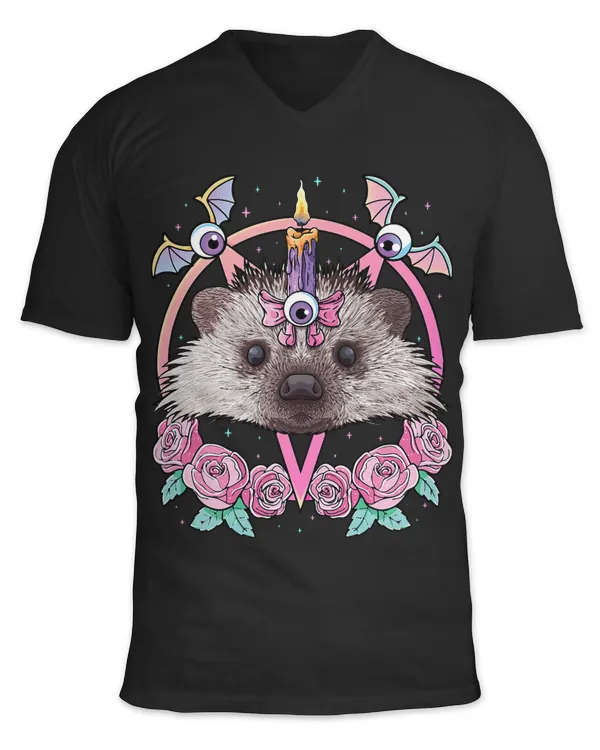 Pastel Goth Hedgehog Pagan Creepy Menhera Hedgehog