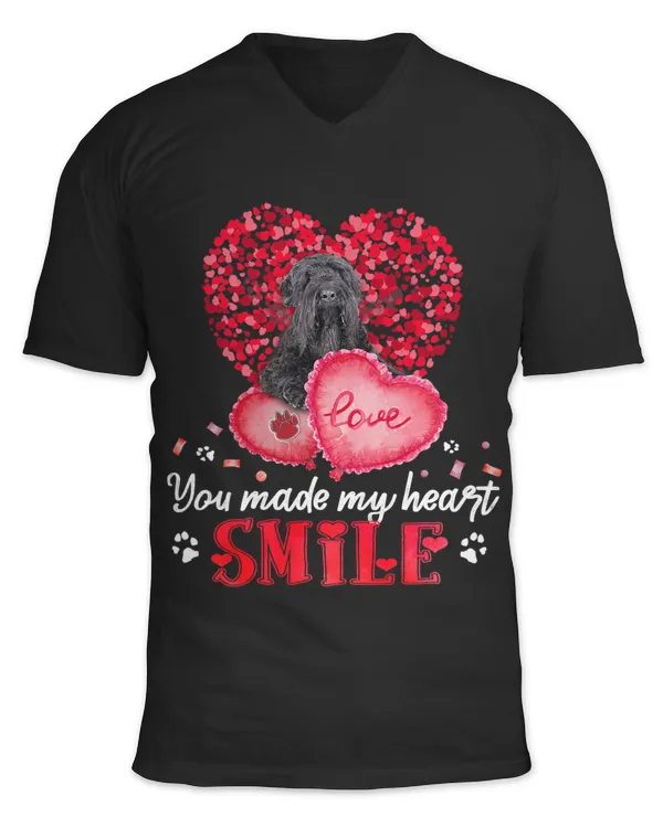 You Make My Heart Smile Black Russian Terrier With Heart