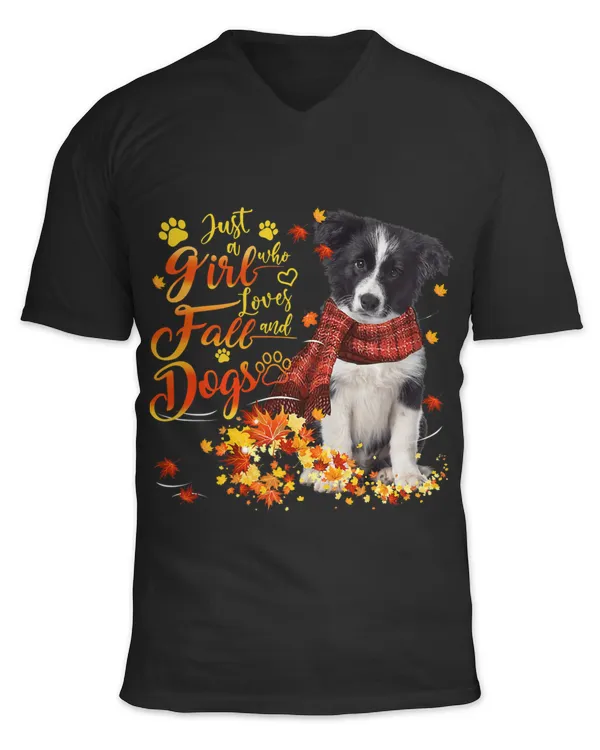 Border Collie Just A Girl Who Loves Fall And Dogs 341