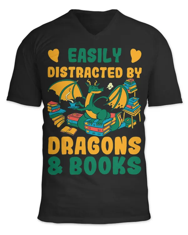 Book Dragon Lover Apparel for Bookworms Reading Librarian 331
