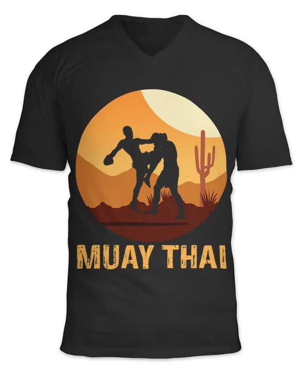 Great Muay Thai Fighter Design Desert MMA Kickboxer