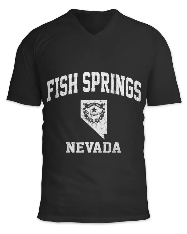 Fish Springs Nevada NV vintage State Athletic style
