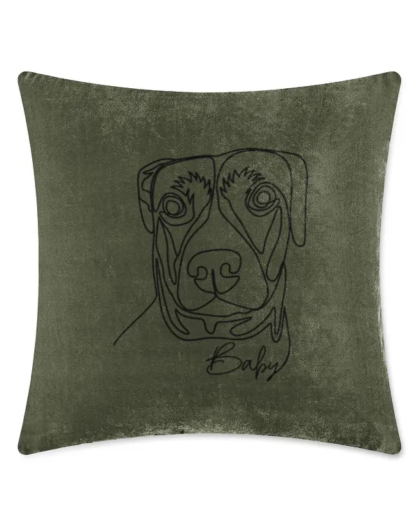 Faux Suede Pillow (Dual Sided)
