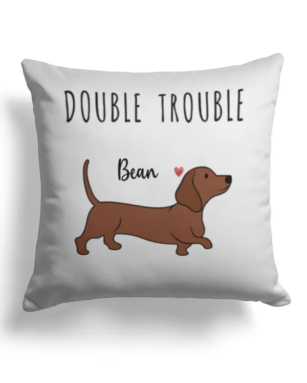 Dog Dachshund Personalized Pillow, Gift For Dachshund Lover, Home Decor