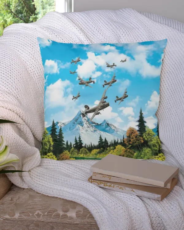 Cotton Drill Pillow (Dual Sided)