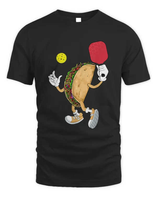 Mexico Taco Pickleball Player Sports Lover Cinco De Mayo Men T-Shirt