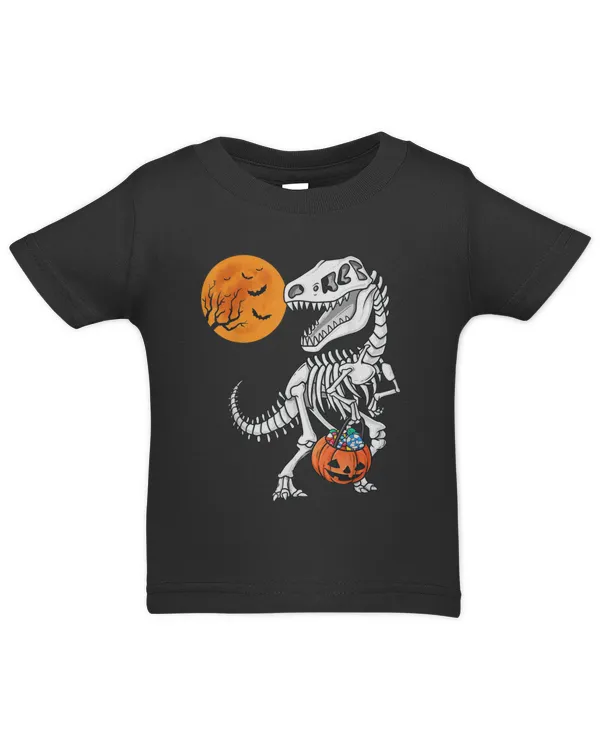 Halloween Dinosaur T Rex Skeleton Scary Boys Kids Teens