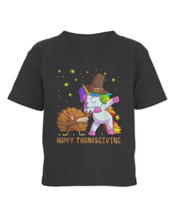 Cute Unicorn Thanksgiving Pilgrim Hat Turkey